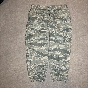 US Air Force ABU Digital Tiger Stripe Cargo Pants Mens 38R Military